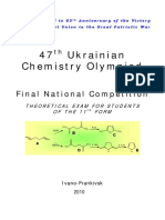 47 Ukrainian Chemistry Olympiad: Final National Competition