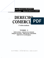 Derecho Comercial by ULISES MONTOYA MANFREDI