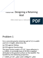Tutorial Retaining Wall