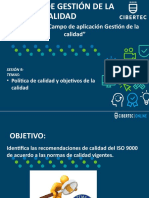 Sesión 9 Unidad 2 Sistemas de Gestión de La Calidad