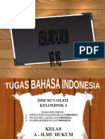 Tugas Powerpoint B.Indonesia Bab. 3 (Kelompok 3 Ilmu Hukum A)