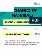 Mechanics of Materials: Chapter 6: Shearing Stress in Beam