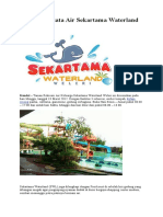 Wahana Wisata Air Sekartama Waterland Weleri