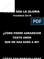 1 A DIOS SEA LA GLORIA