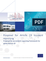 Proposal For Article 19 Incident Reporting