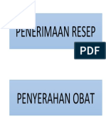 Penerimaan Resep