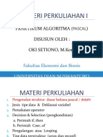 Pertemuan - 1 (Pengenalan Alpro)