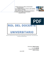 Ensayo Rol Del Docente