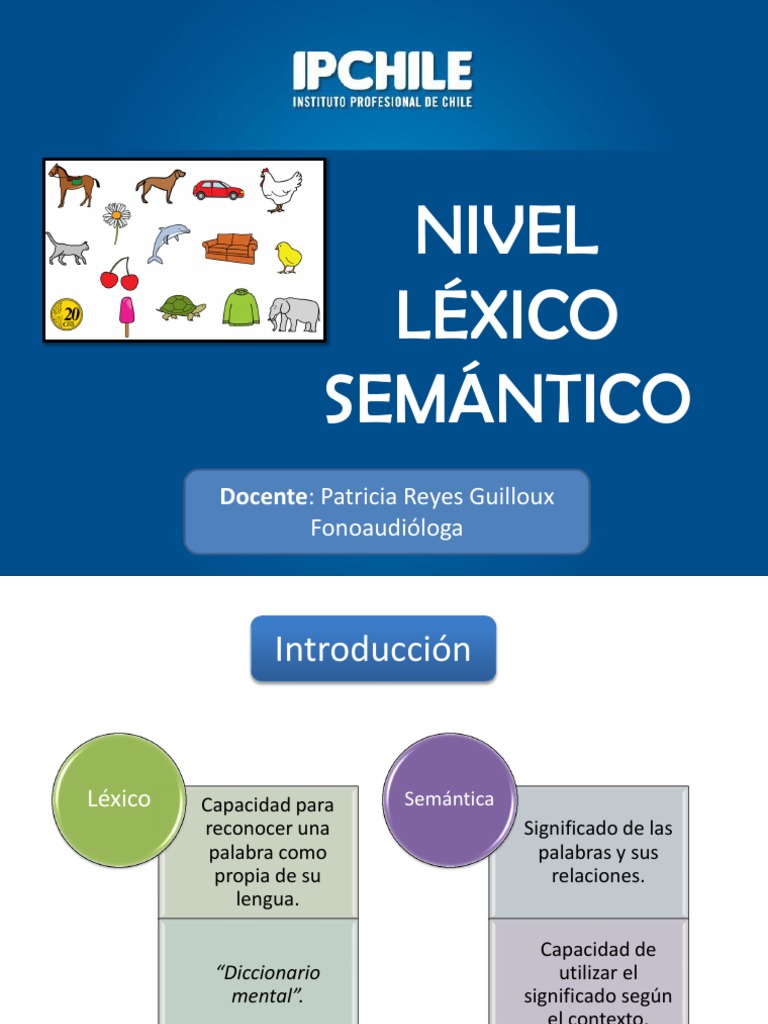 Nivel Léxico Semántico | PDF | Palabra | Lingüística