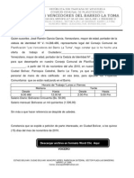 Consejo Comunal Oferta de Trabajo Del Consejo Comunal A Persona Presa