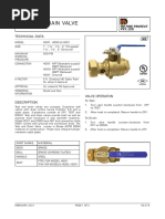 Test and Drain Valve: HD Fire Protect Pvt. Ltd. Technical Data