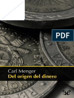 Del Origen Del Dinero
