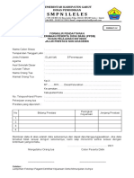 Form Daftar PPDB Prestasi Non Akademik