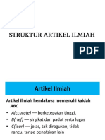 Struktur Artikel Ilmiah
