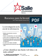 Recursos para La Investigación en La Web