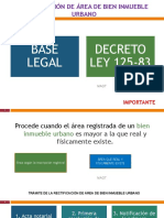 Rectificación de Área de Bien Inmueble Urbano