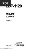 Lbp1120 Service Manual