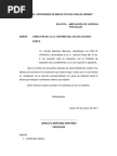 SOLICITUD DE JUSTIFICACION DE FALTA