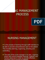 NURSING MANAGEMENT PROCESS: PLANNING, STAFFING, AND FACTORS