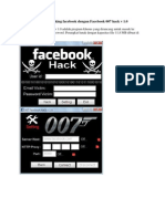 Belajar Hacking Facebook Dengan Facebook 007 Hack V 1.0