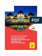 Rekomendasi DPR Aceh Ta 2020 TTD Pimpinan Dpra