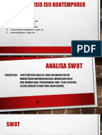 ANALISA SWOT