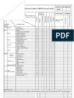 Skill matrik Auditor ISO TS QMS