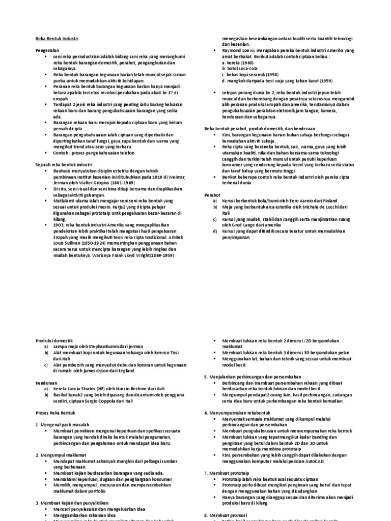 Reka Bentuk Industri Pdf