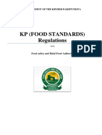 KP Food Standards Regulations 2018