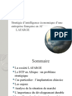 Stratégie Des Entreprises Française D'intelligence Économique en Afrique