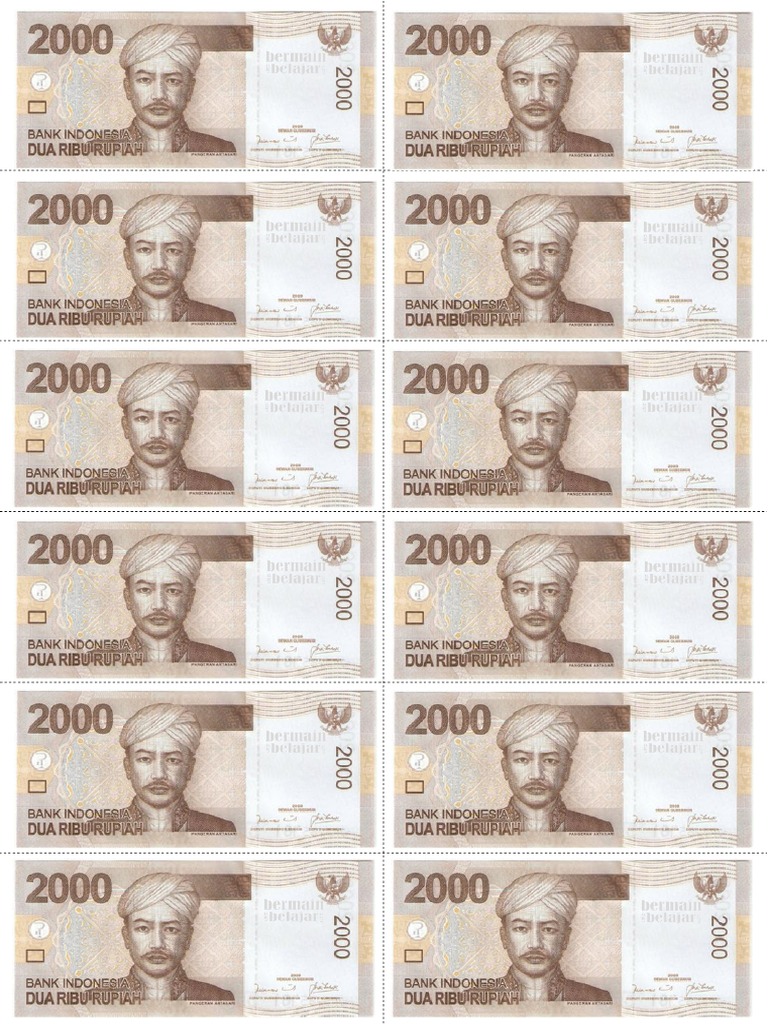 RP 200 Uang Kertas Mainan | PDF