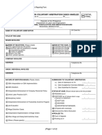 Va Form 05-05 Arbitrators Reporting Form