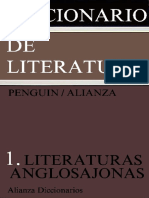 Diccionario de Literatura Penguin Alianza - 1 Literaturas Anglosajonas