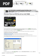 Converter Filmes em DVD Para AVI em XviD 700MB _ Gus SOS Brasil