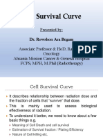 Cell Survival Curve: Presented by