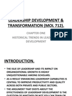 Leadership Development &transformation