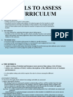 Tools To Assess Curriculum 2