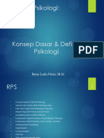 Konsep Dasar & Definisi Psikologi 2