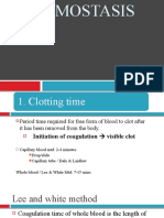 Test For Secondary Hemostasis