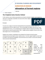 Delineation of Functional Region 08T