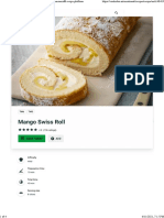 Thermomix - Mango Swiss Roll