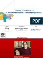 Social Media For Crisis Management