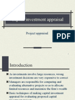 Capital Investment Appraisal - Best