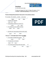 Basic Sentence Structure Assignment