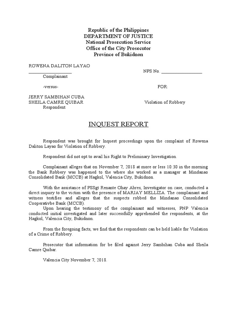 Inquest Report PDF