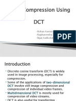 Image Compression Using DCT: - Rohan Kumar Sinha - Raghavendra Karthik D - Bijay Kalikotay