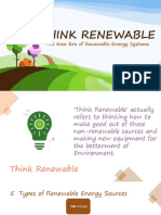 Think Renewable: The New Era of Renewable Energy Systems