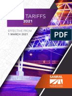 Toll Tariffs: Effective From