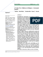 Nutritional Status of Under Five Children in Ethiopia: A Systematic Review and Meta-Analysis