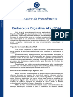 Informativo Endoscopia Digestiva Alta Portugues